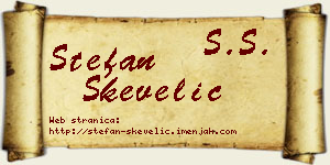 Stefan Skevelić vizit kartica